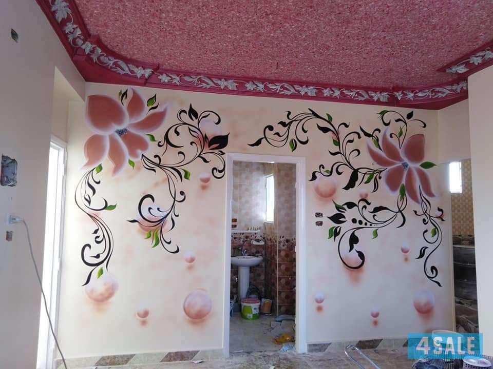 لدينا كل ما هو جديد في عالم الصباغ إيطالي وصبغ ساده بدون ريحه تخليط كمبيوتر ورق جدران6