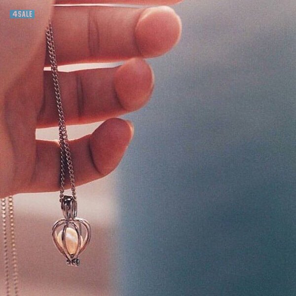 عقد اللؤلؤ +  ورد مطلي ذهب عيار 242