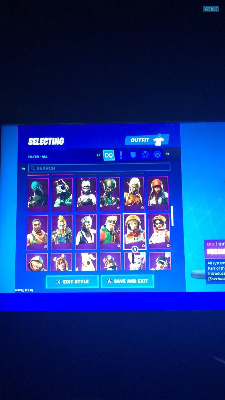 حساب فورت نايت نادر4