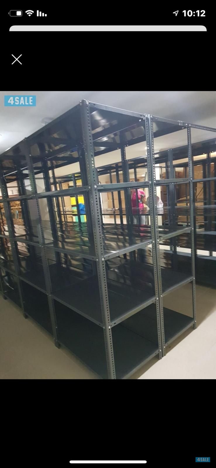 ارفف تخزين لجميع المخازن بقياسات والوان متنوعة حسب طلبكم3