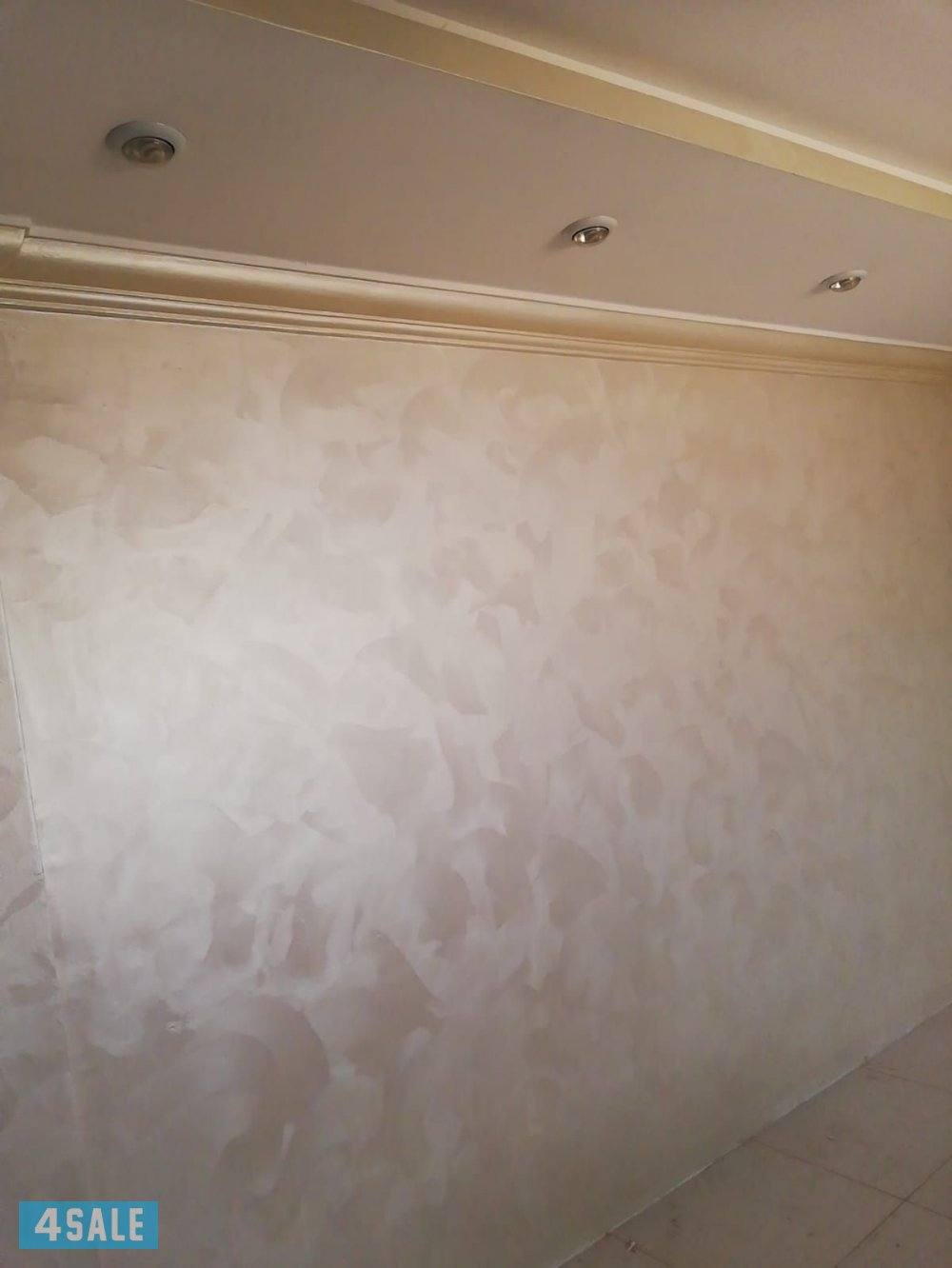 اصباغ ابو يوسف 🌹صبغ بدون رائحه🌷جميع المناطق👍 أشكال ورق الجدران صبغ إيطالي ناعم وخشن سعر خاص للشقق3