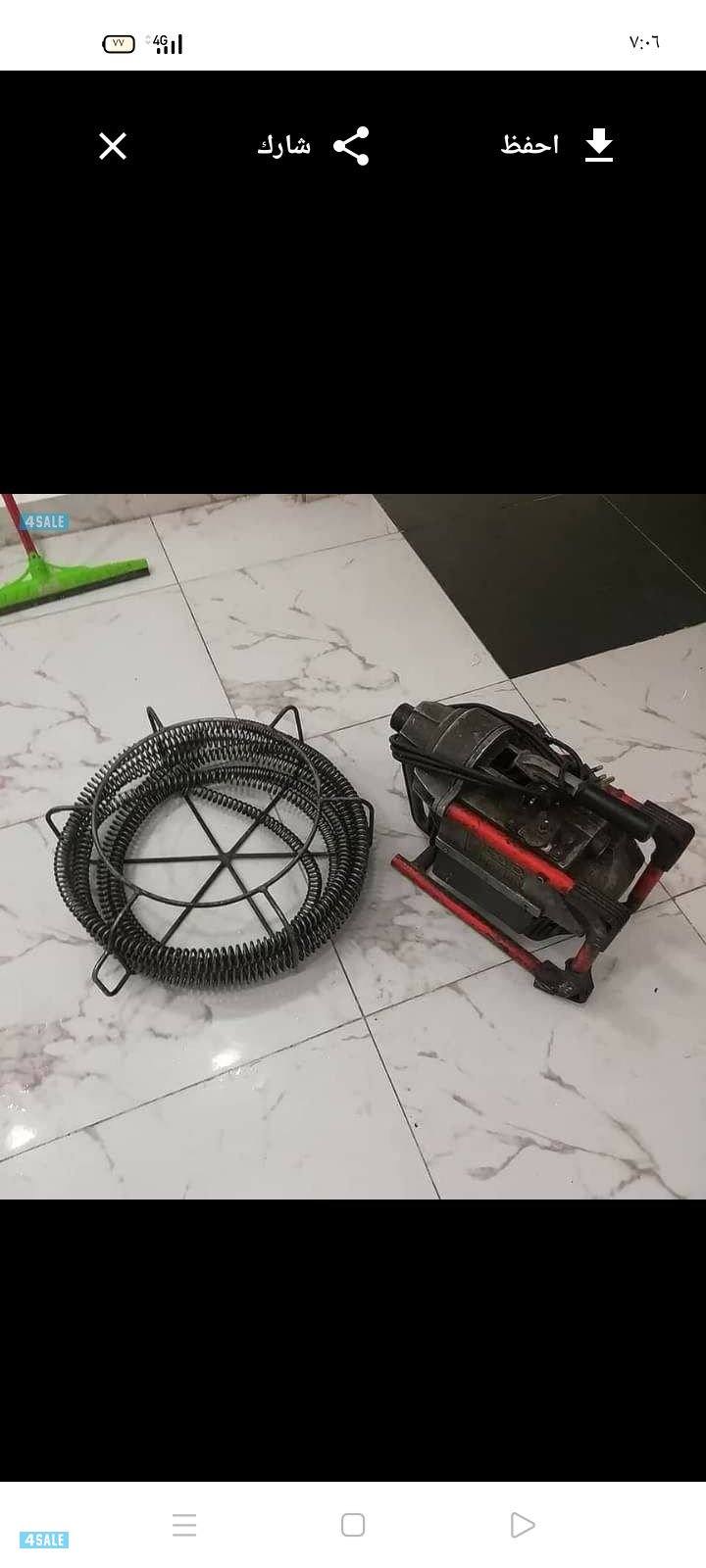 ابو علي تسليك مجاري باحدث المكائن وتركيب مكينة الجوره خدمه 24 ساعه2