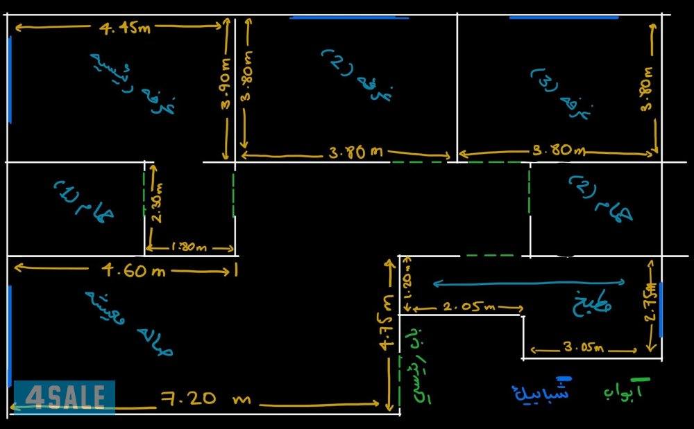 شقة للاجار من المالك Flat 4 Rent from owner12