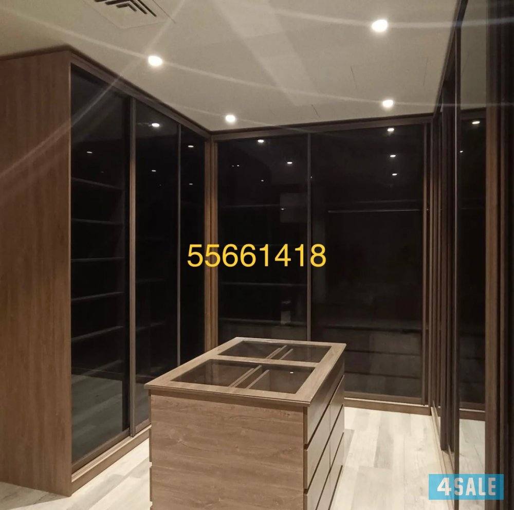 نجار ديكور محترف   تنفيذ حسب الطلب غرف نوم كبدات ديكور tv3