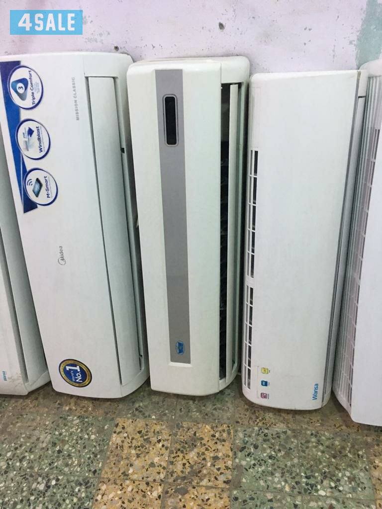 نبيع جميع أنواع وحدات التكييف المستعمله مع التوصيل والتركيب والكفاله4