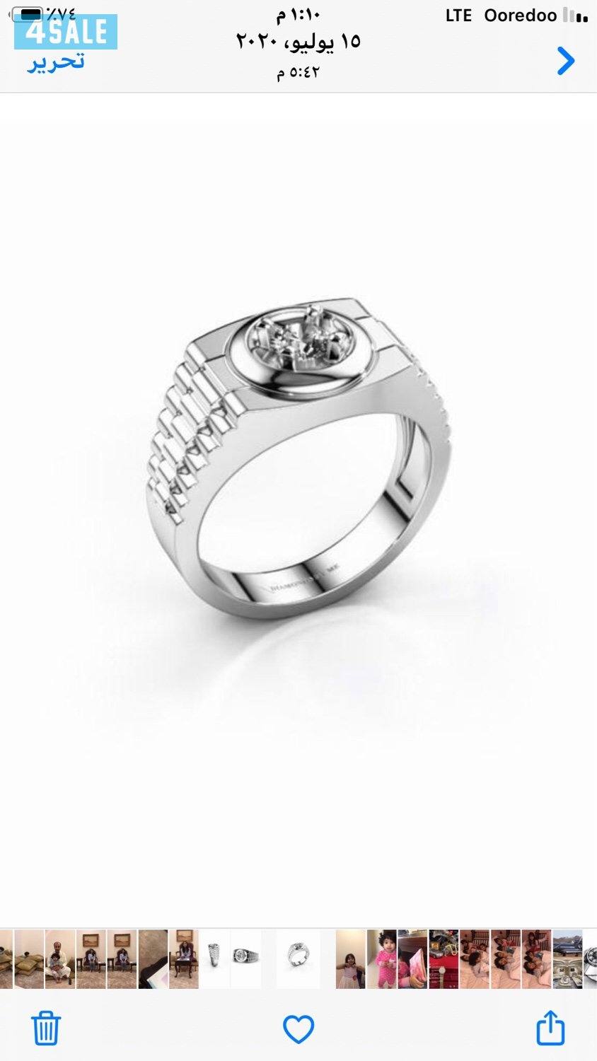 خاتم الماس رجالي0