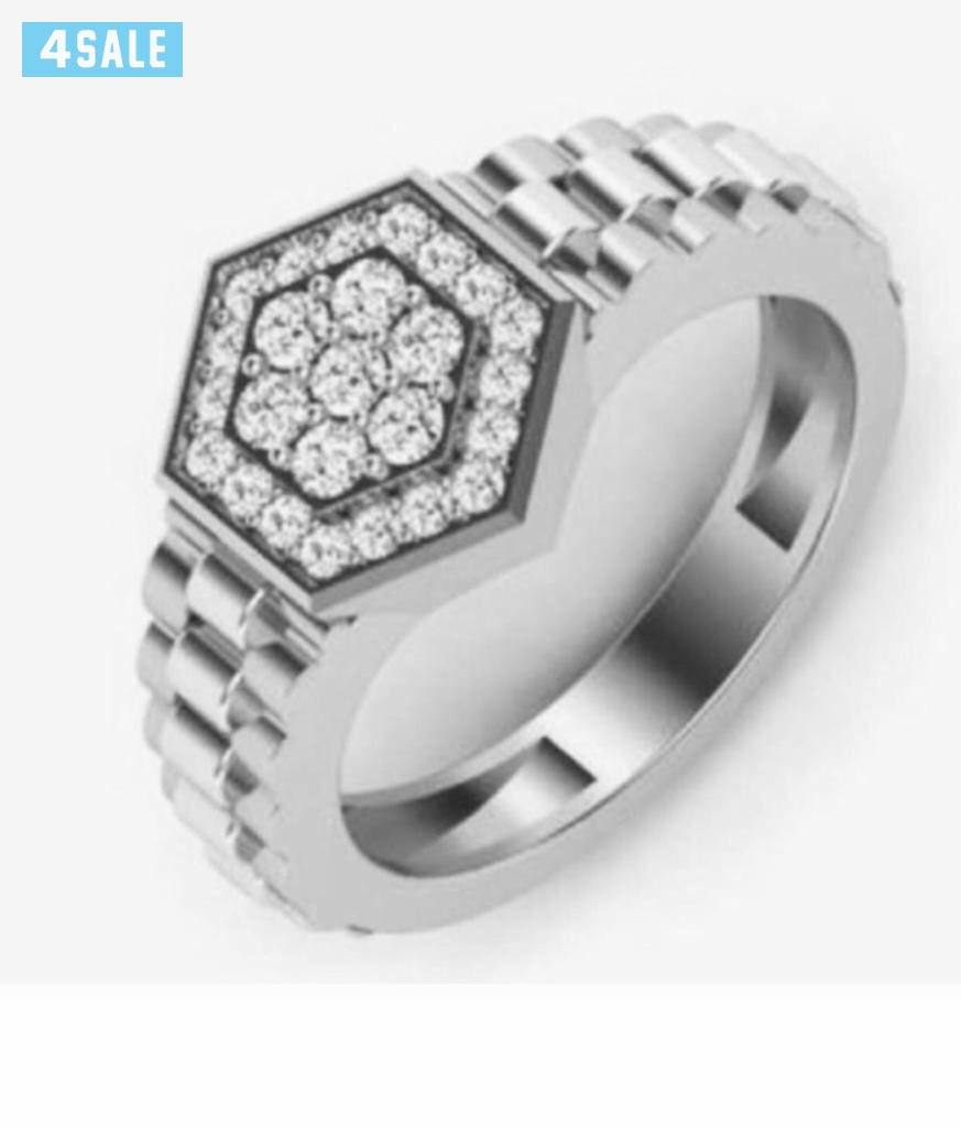 خاتم الماس رجالي4