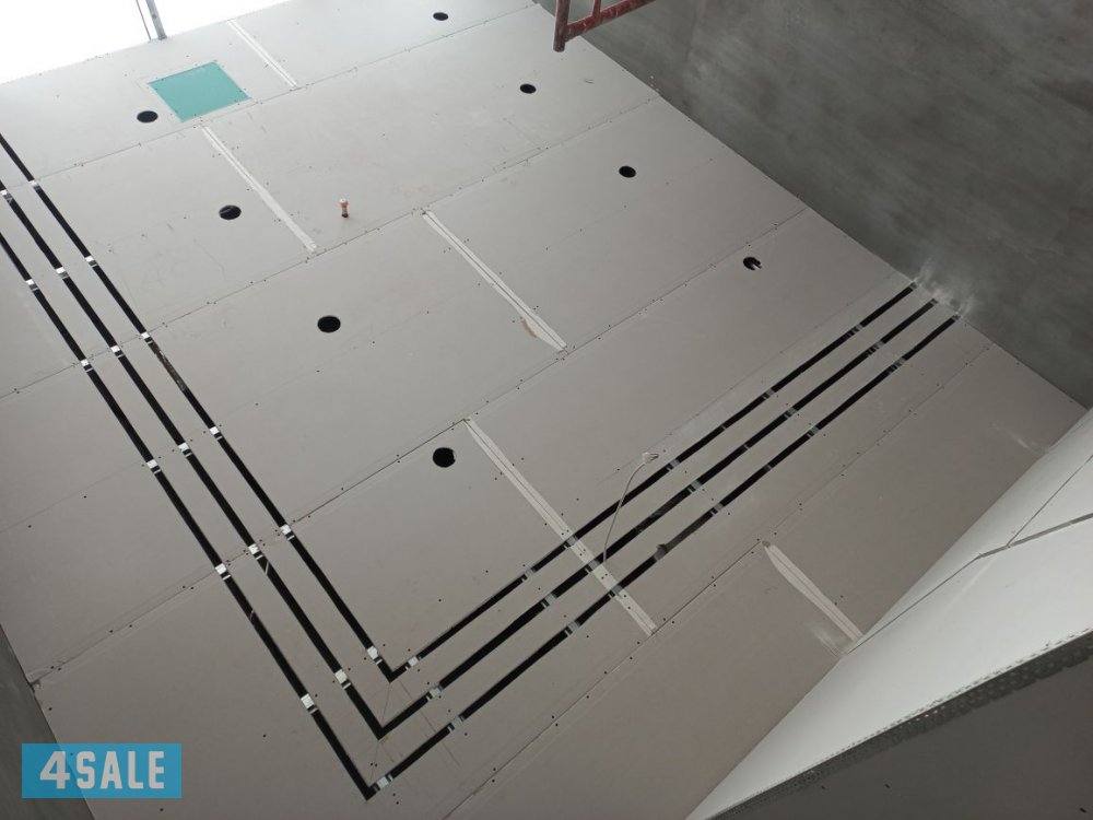 معلم جبس امبورد طوف جبس امبورد اسقف جبس امبورد اسقف 60x60 اسمنت بورد1