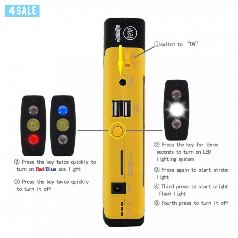 Car Power Jumper باور بانك لتشغيل السيارة3