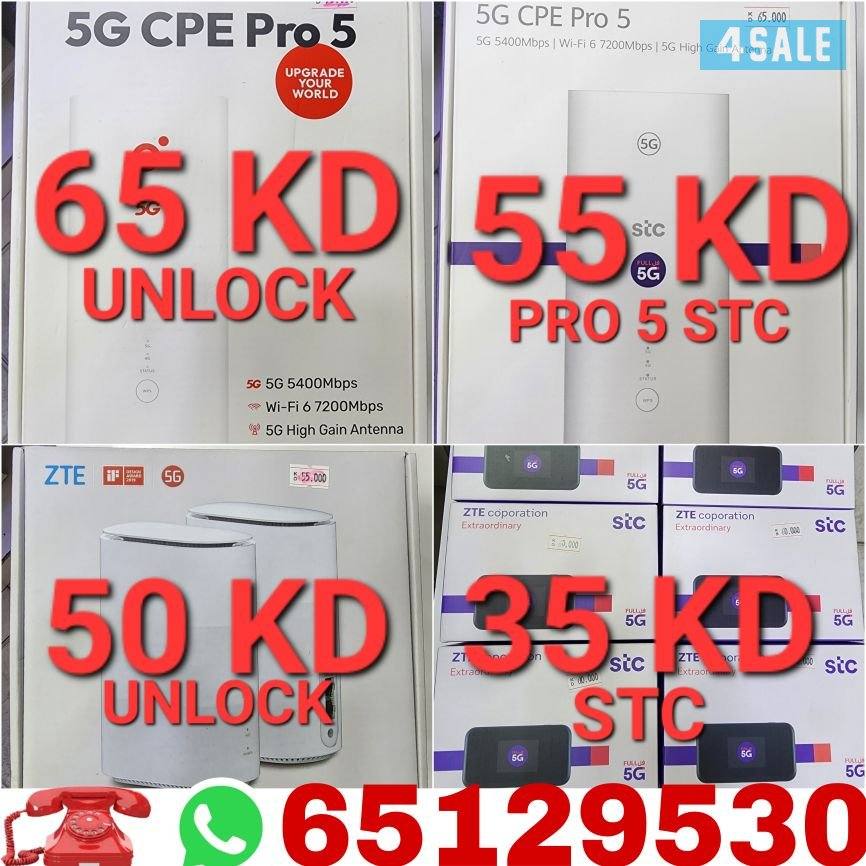 5G ROUTERS AVAILABLE..