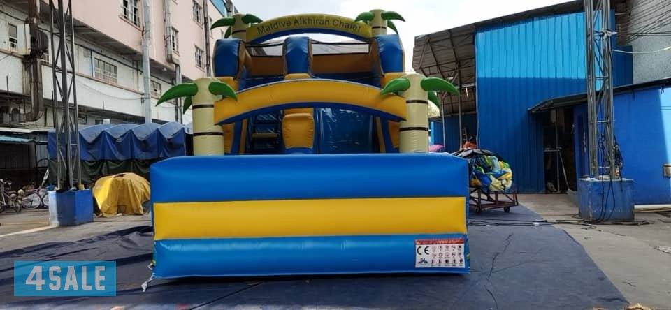 نطاطية للاطفال نظيفة جدا مع ماطورين هواء واحد جديد وامان باذن الله2