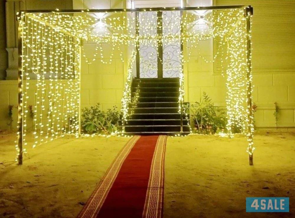 زينة عرس زينة افراح زينة شلال زينة منازل زينة مربعات4