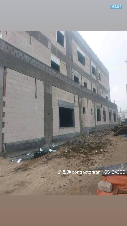مقاولات ایرانی هیکل اسود مع تشطیبات ،مصنعیات اضافه الدوار ملحق و ۔۔0