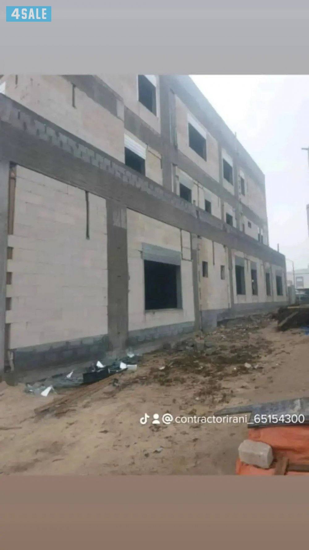 مقاولات ایرانی اعمال هیکل اسود مع تشطیبات حداد و اصباغ ادوات صحی3