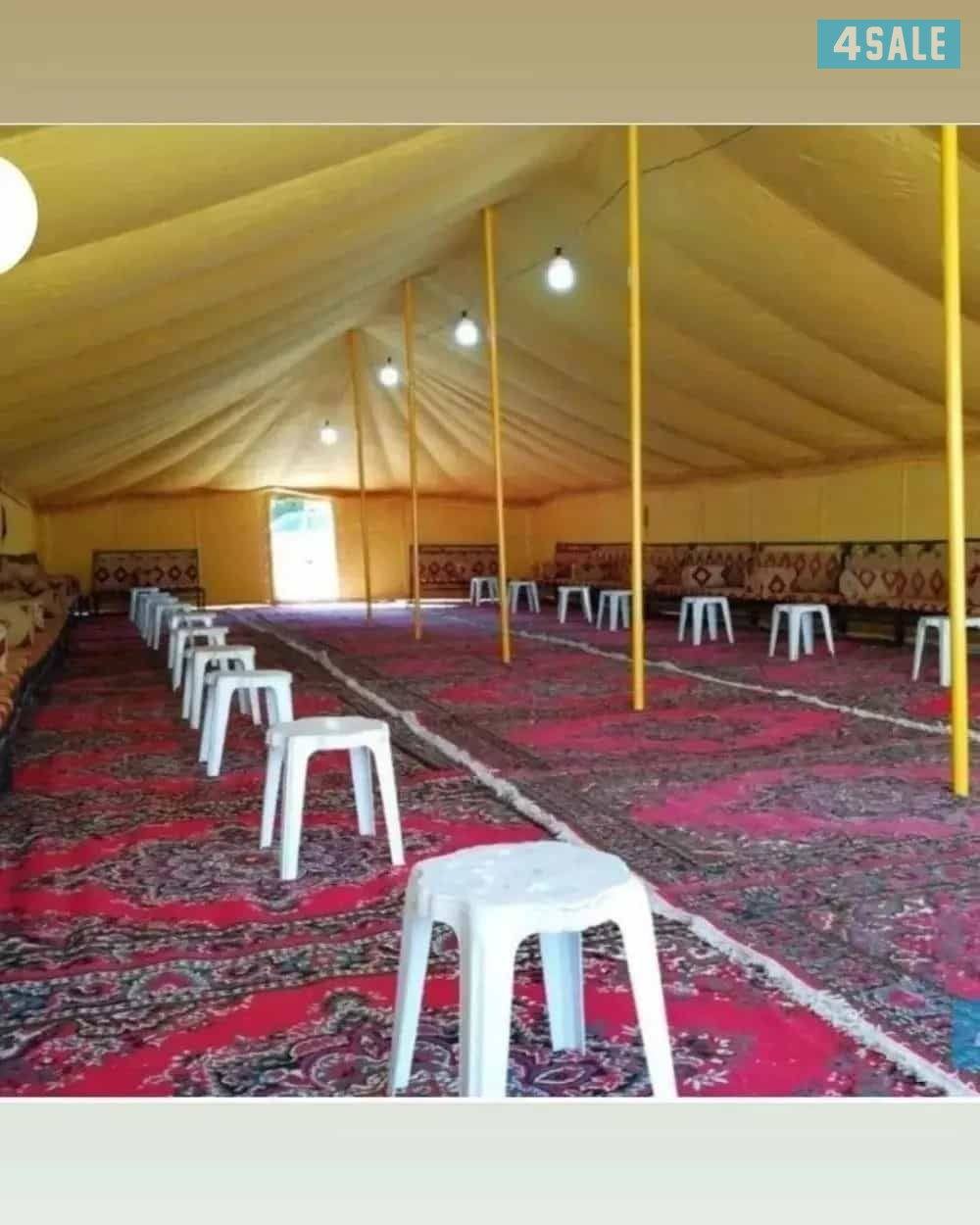 تأجير خيام عزاء الجميع اكرسي وطاولات وجميع مستلزمات الأفراح خدمه ضيافه0