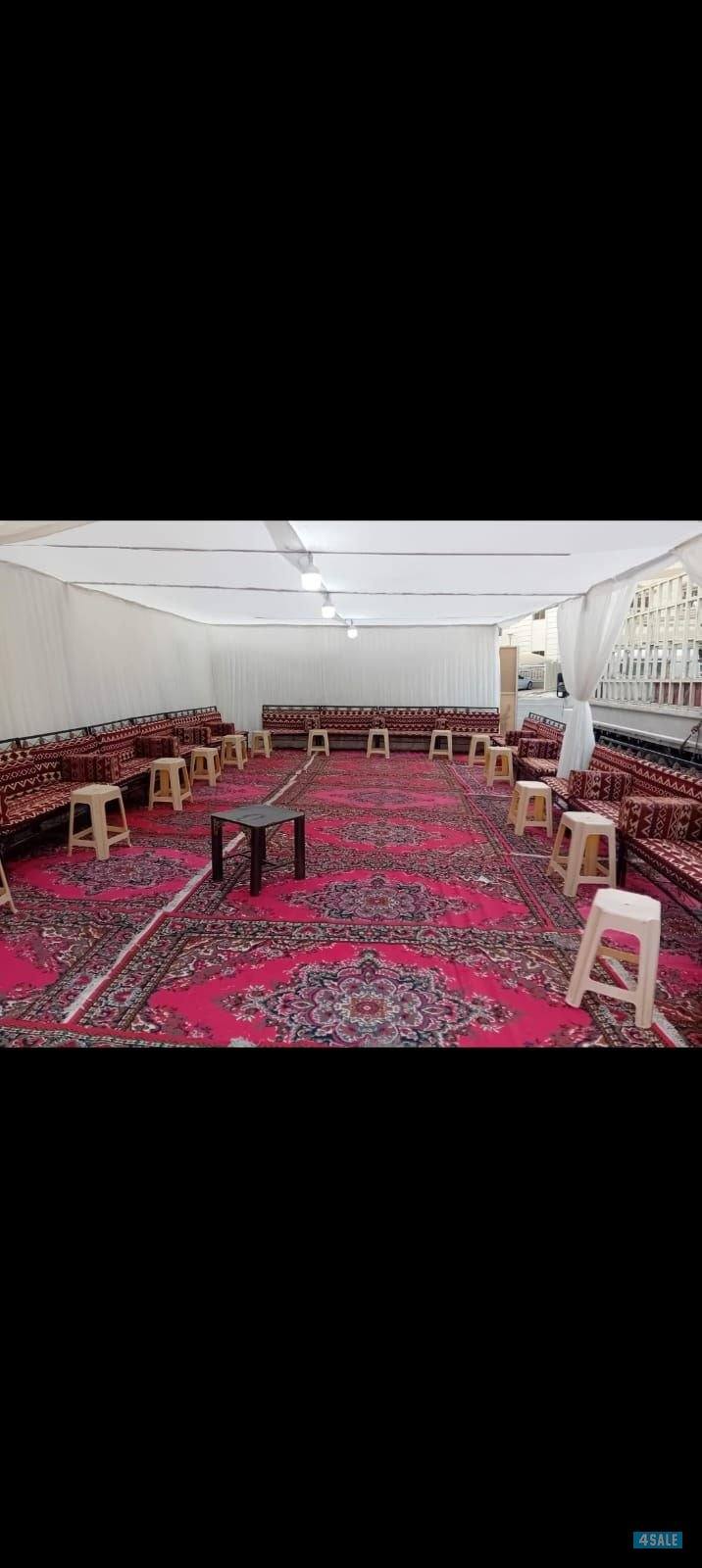 تأجير خيام عزاء الجميع اكرسي وطاولات وجميع مستلزمات الأفراح خدمه ضيافه5