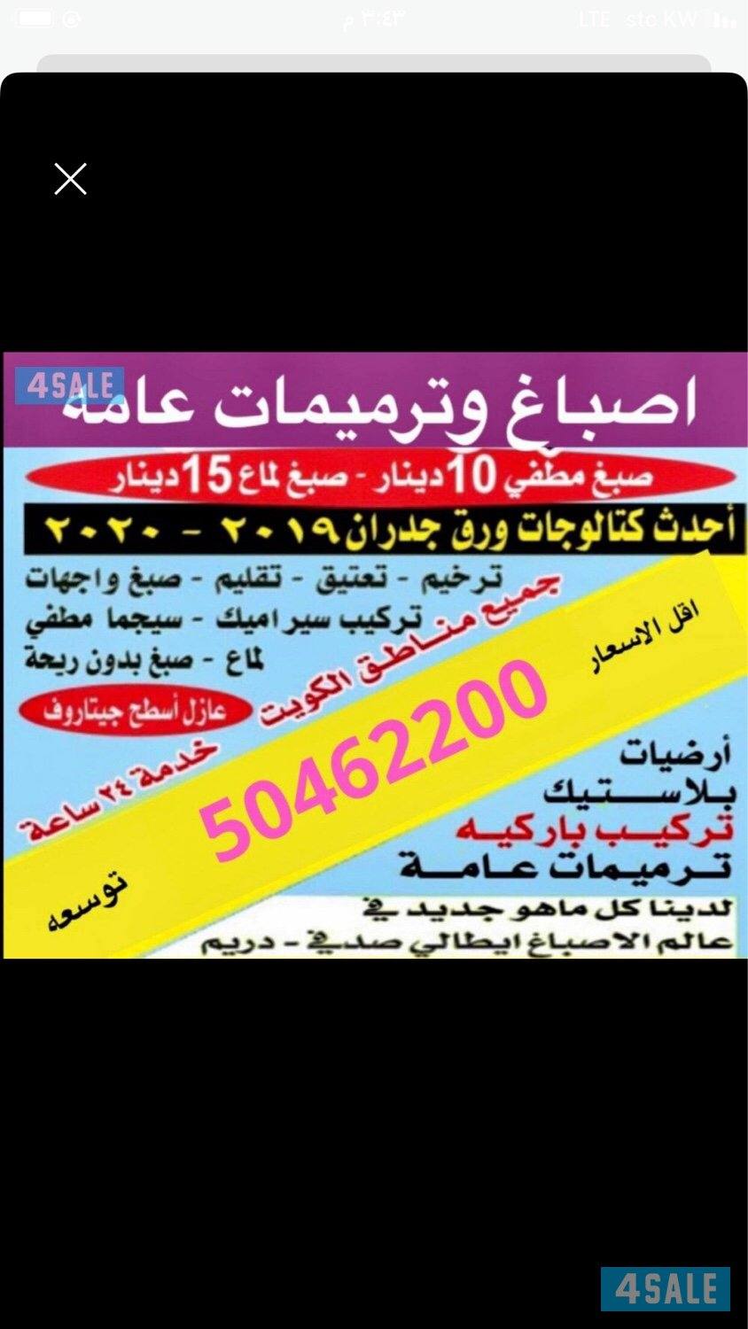 أصباغ وترميمات عامة0