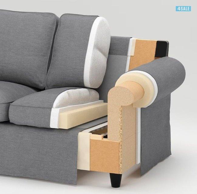 2 Sofas (Couches) 3 seater Like New - 10 Year Guarantee - EKTORP3