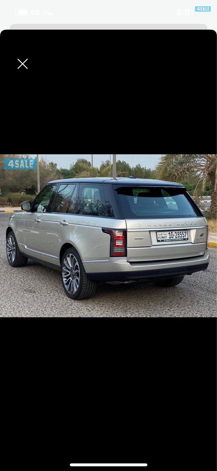 للبيع رنج روفر اتوغرافي 2014 شرط الفحص  صبغ الوكاله عليه حمايه كامله2