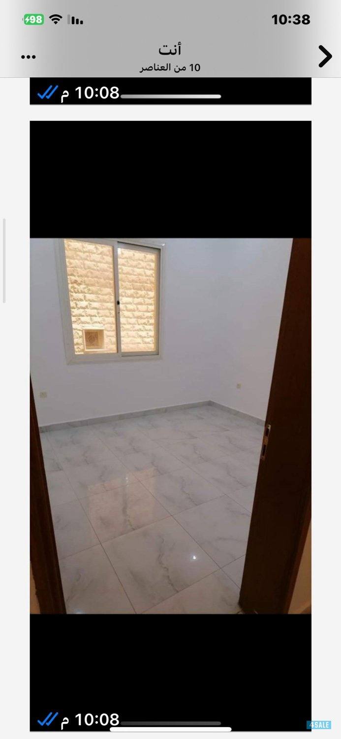 شقة غرفتين وصالة منهم ماستر وحمام ومطبخ مقابل الجمعية2