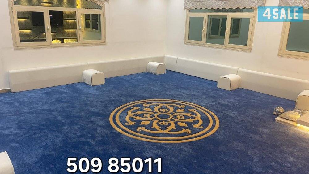 زل للبيع سجاد تفصال حفر يدوي باركيه ثيل زراعي مساند ضهر0