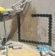 قص وتثقيب الخرسانه بالليزر4