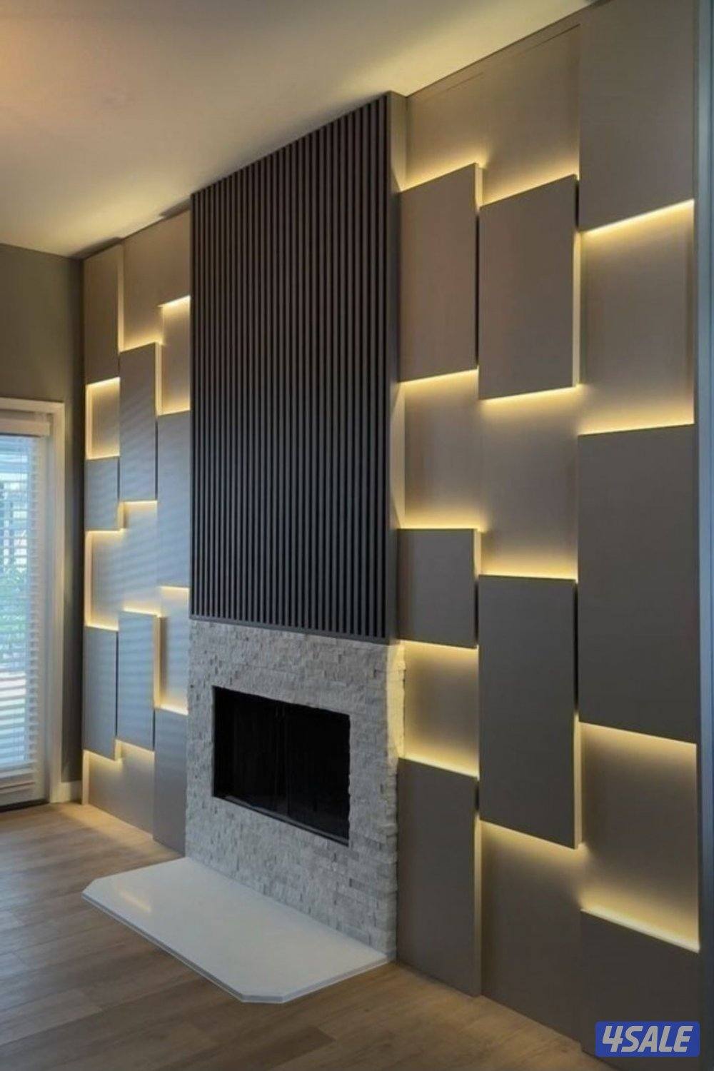 جبسم بورد ديكور جبس نظام أمريكي و ديكورات طوفه. بديل خشب و رخام5