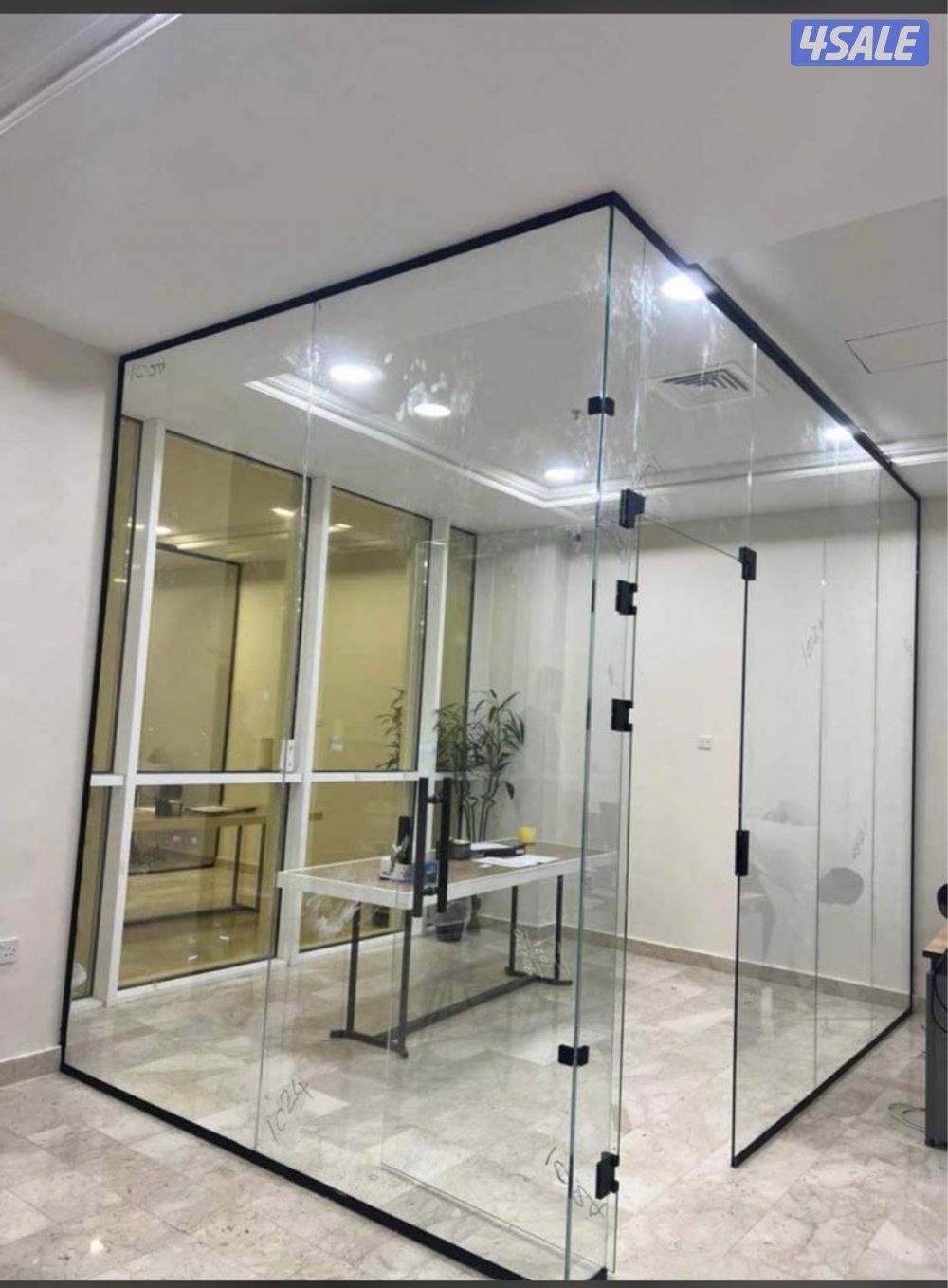 تركيب زجاج ومرايا شاور بكس وجهات سكريت ستيل بلاستك زجاج طاولالت1