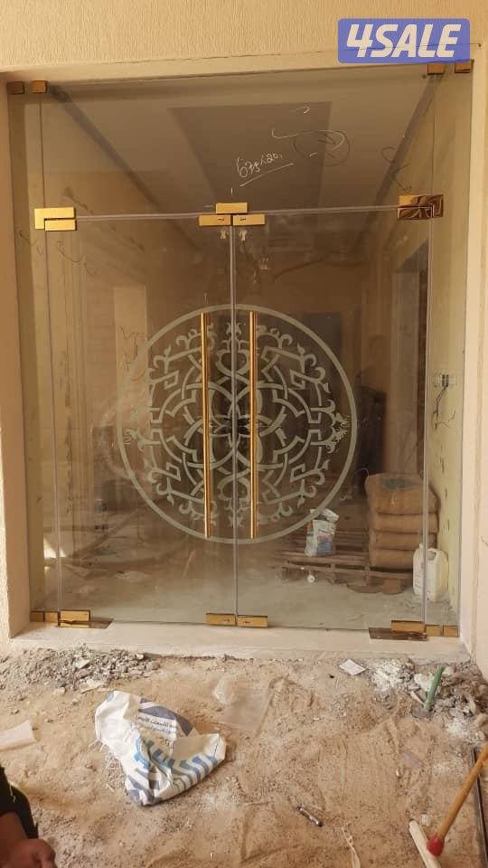 تركيب زجاج ومرايا شاور بكس وجهات سكريت ستيل بلاستك زجاج طاولالت5