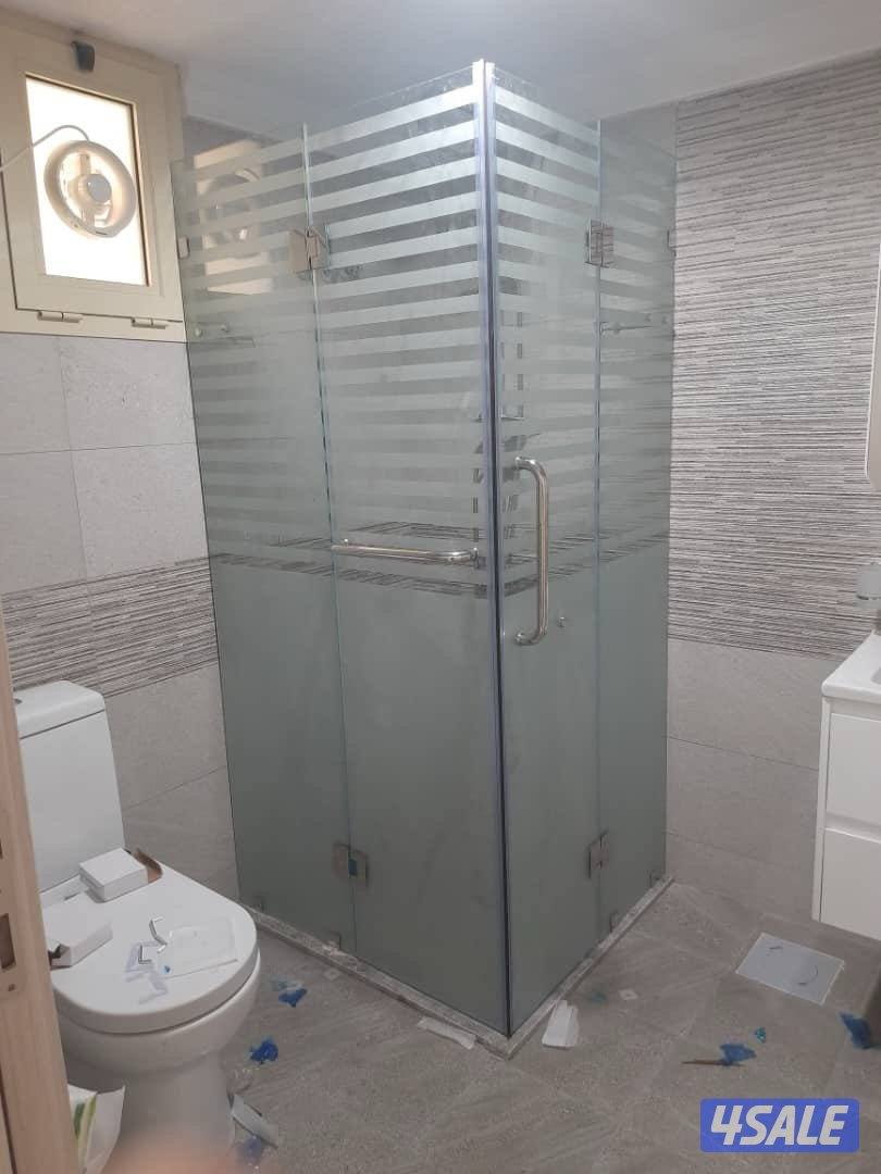 تركيب زجاج ومرايا شاور بكس وجهات سكريت ستيل بلاستك زجاج طاولالت6