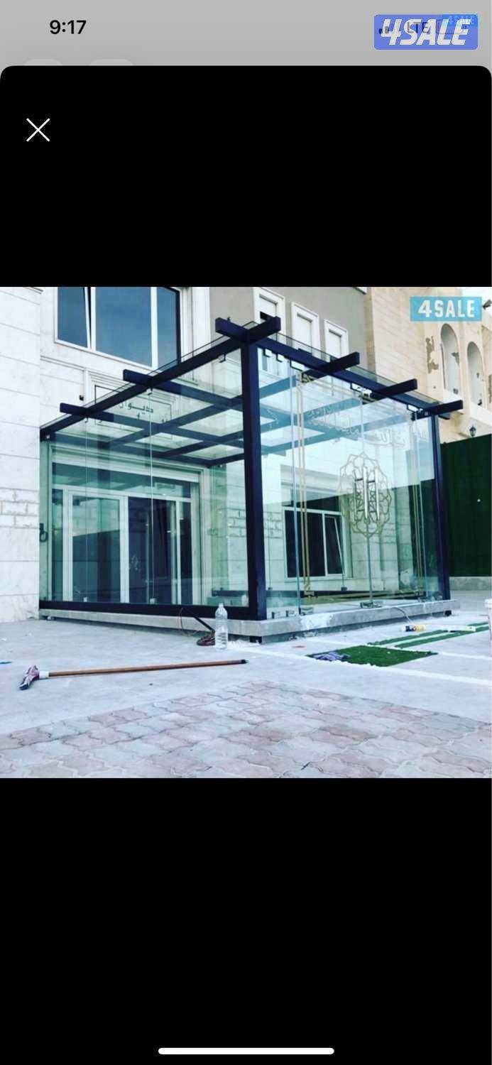 تركيب زجاج ومرايا شاور بكس وجهات سكريت ستيل بلاستك زجاج طاولالت8