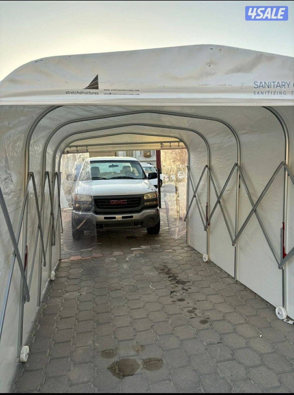 مظلة متحركه وثابته او ممر بين القاعات او شاليهات تعدد الاستخدام2