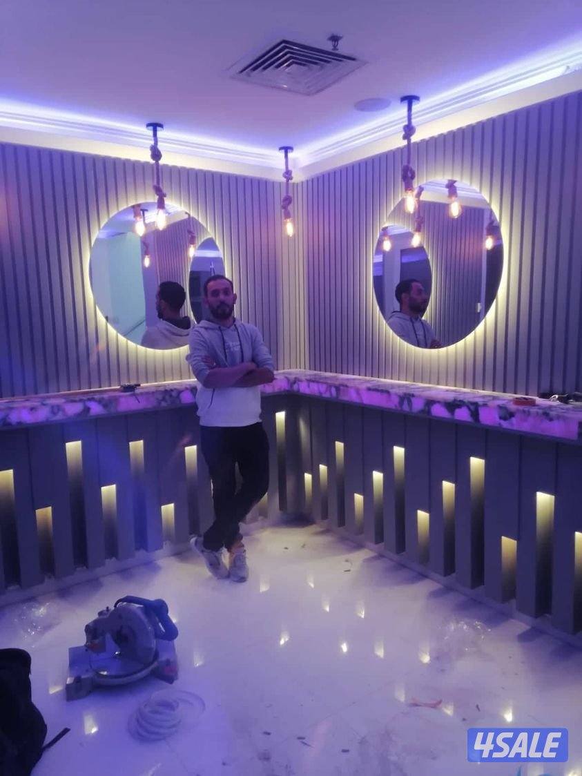 ابو احمد لأعمال النجاره والديكور الداخلي والبركيه وبديل الحجر والرخام6