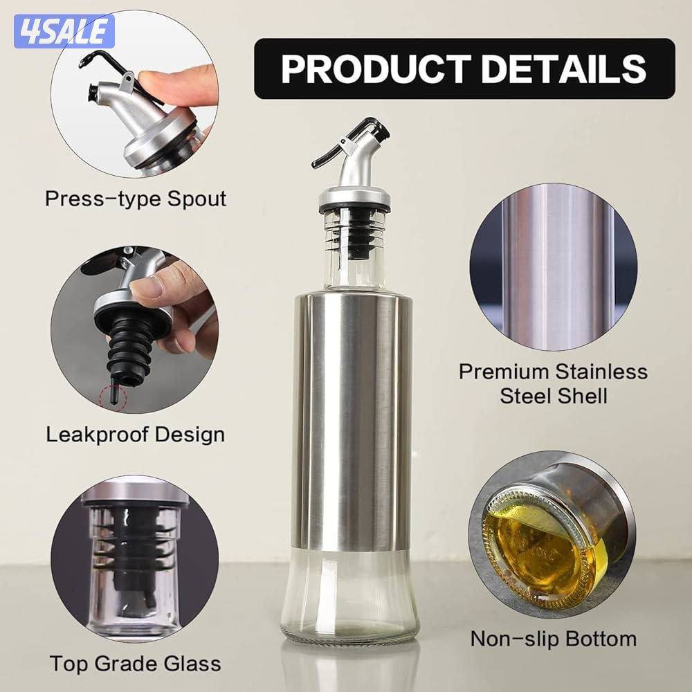 مجموعة موزعات الزيت والخل - 3 قطع .4