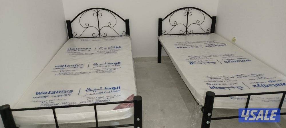 سراير حديد جديد للعمالة المنزلية بفرشات طبيه جميع المقاسات1