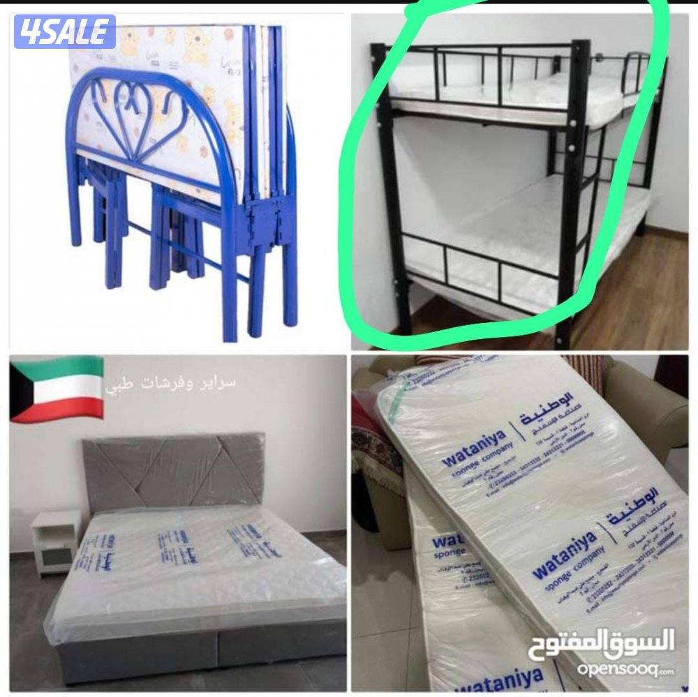 سراير حديد جديد للعمالة المنزلية بفرشات طبيه جميع المقاسات10