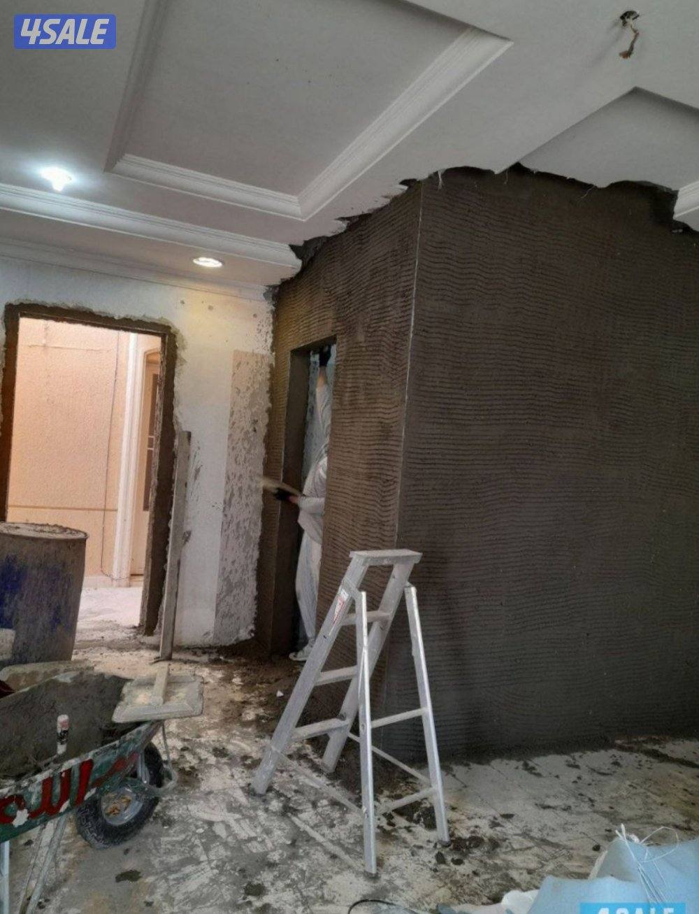 مقاولات عامه وترميم وتكسيرو مساح والسيراميك و اصباغ0