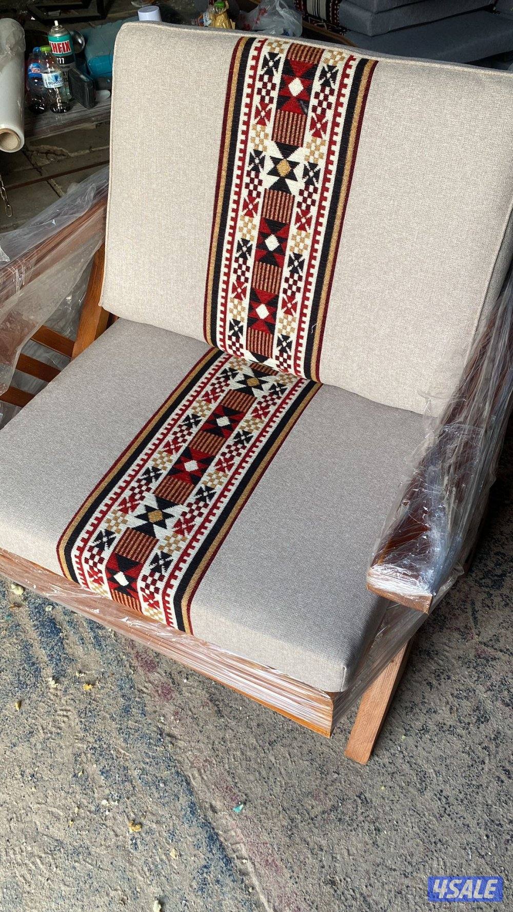 للبيع كراسي ملكية + اطقم خارجية خشب و حديد7