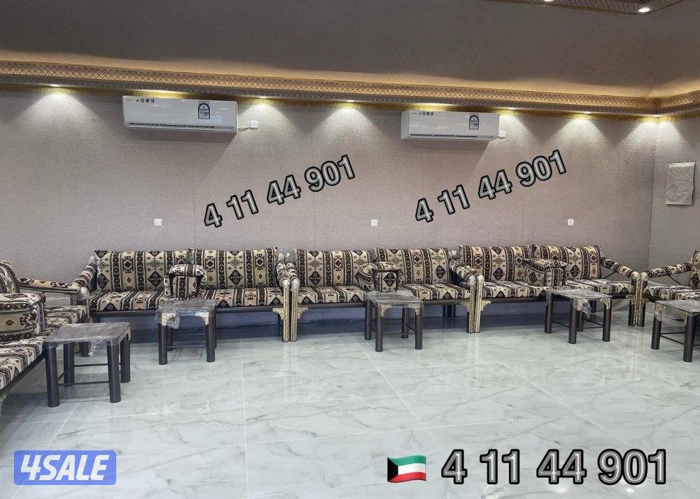 كراسي حديد ملكية + كراسي خشب جاهزة شغل الرياض 📌🇰🇼12