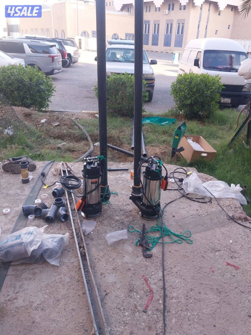 تسليك مجاري بأحدث المكائن الضغط ماء وهواء والسبرنج جميع مناطق الكويت5