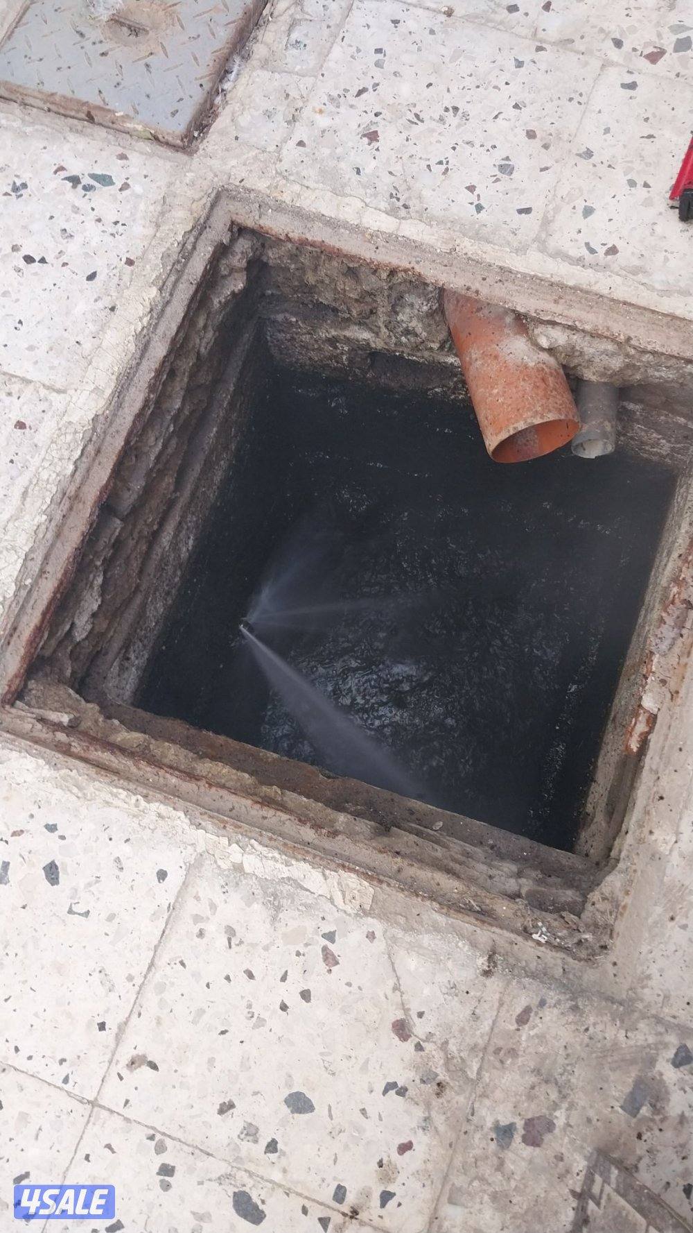 تسليك مجاري بأحدث المكائن الضغط ماء وهواء والسبرنج جميع مناطق الكويت10