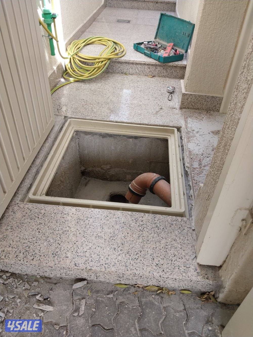 تسليك مجاري بأحدث المكائن الضغط ماء وهواء والسبرنج جميع مناطق الكويت13