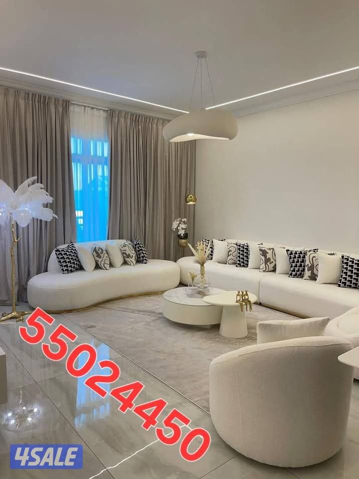 تفصيل وتنجيد جميع انواع الستائر و الجلسات والغنفات والستائرالروول1