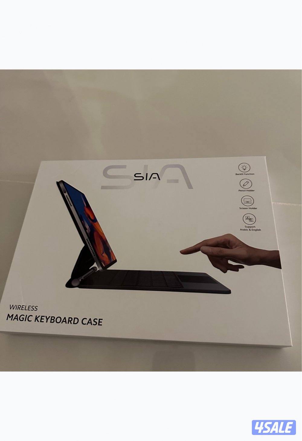 كيبورد SIA عربي / انجليزي سهل الاستخدام عن طريقه البلوتوث1