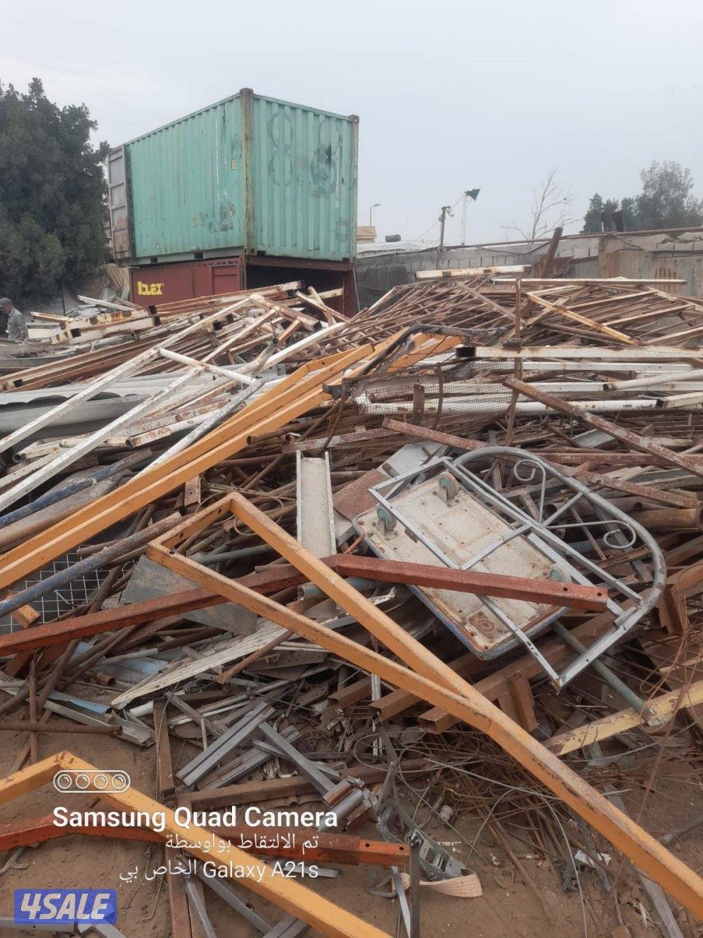 نشتري سكراب والحديد المنيو وحدات تكيف والجواخير والشاليهات وجميع سكراب9