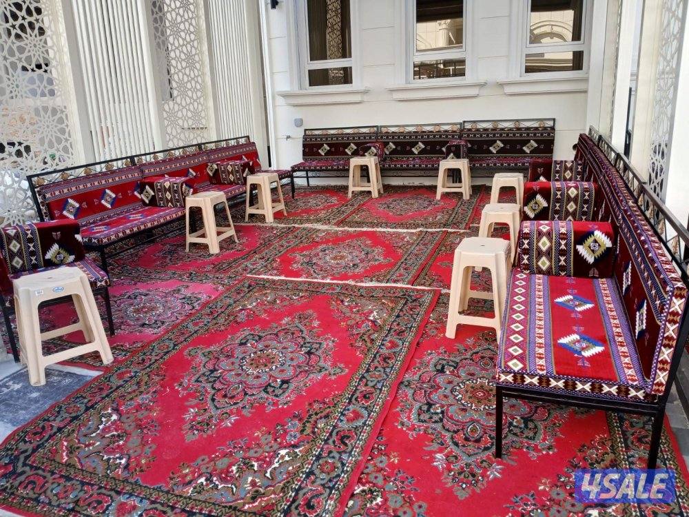 تاجير كنب قهوجيه سجاد كراسي وجميع مستلزمات الافراح والحفلات والمناسبات0