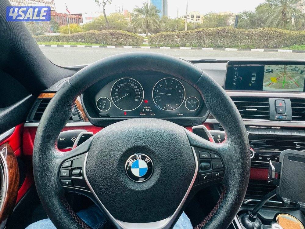 BMW 430i 2017 حالة الوكالة بالكامل تم عمل الصيانة و تواير جديدة0