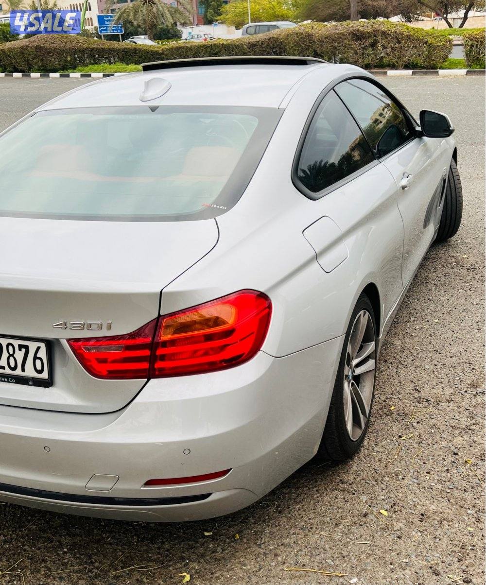 BMW 430i 2017 حالة الوكالة بالكامل تم عمل الصيانة و تواير جديدة4