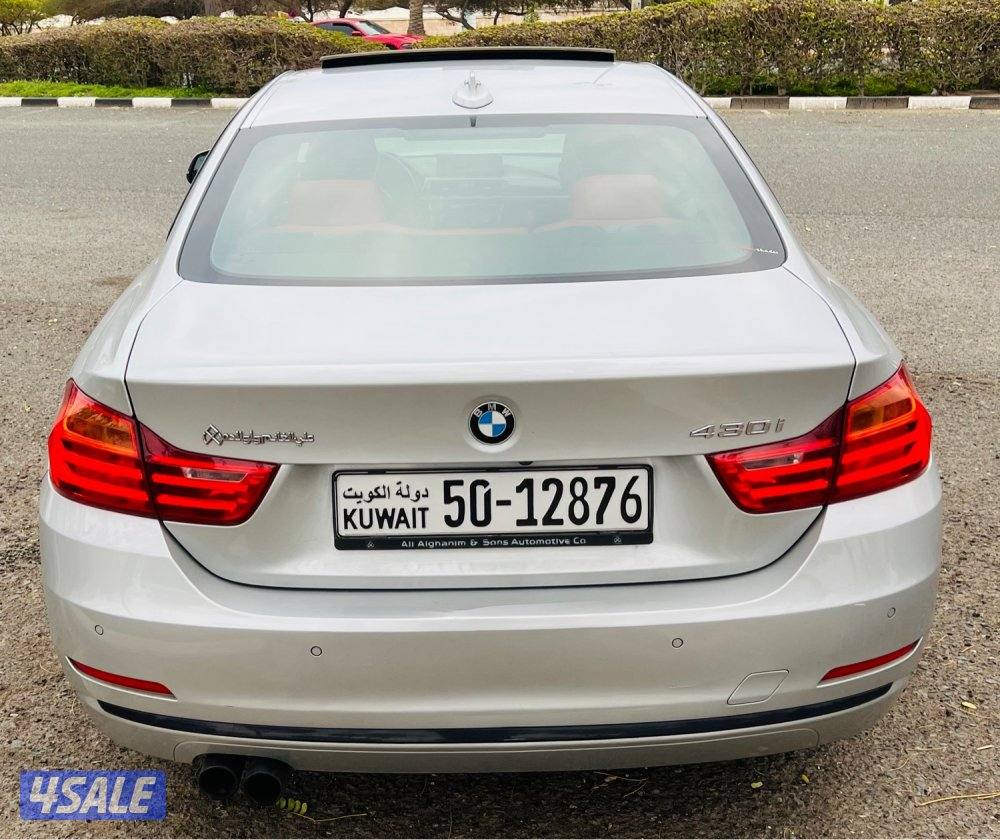 BMW 430i 2017 حالة الوكالة بالكامل تم عمل الصيانة و تواير جديدة5