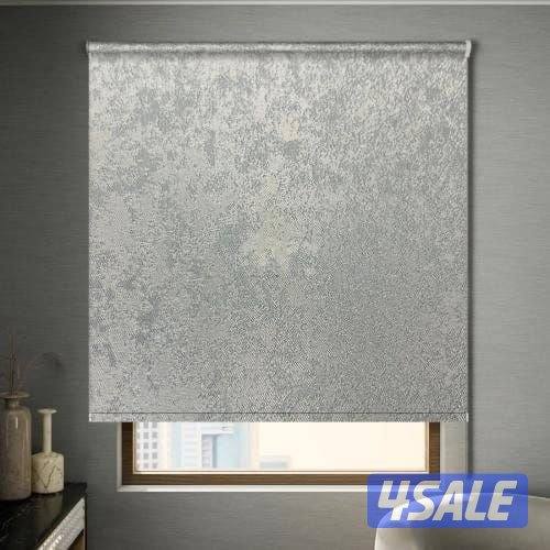 ستائر رول عامودي معدني خشبي زيبرا14